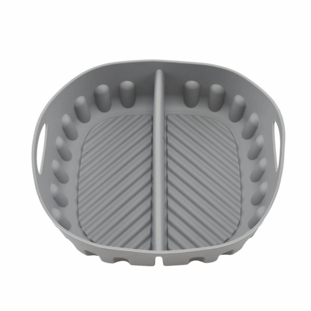 Flexible Silicone Air Fryer Liner Food Grade Circular Oven Basket Mat Air Fryer Accessories