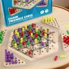 Geometric Triangle Chess Game: Rubber Band Training & Family Interactive Educational Toy