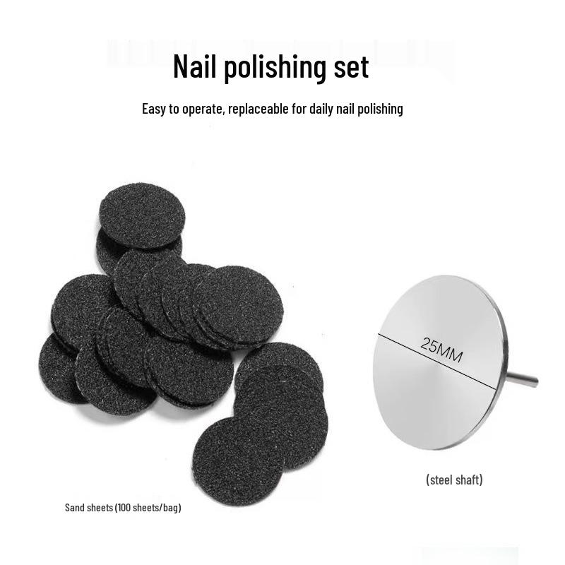 Electric Pedicure Machine with Round Sanding Discs for Callus Removal