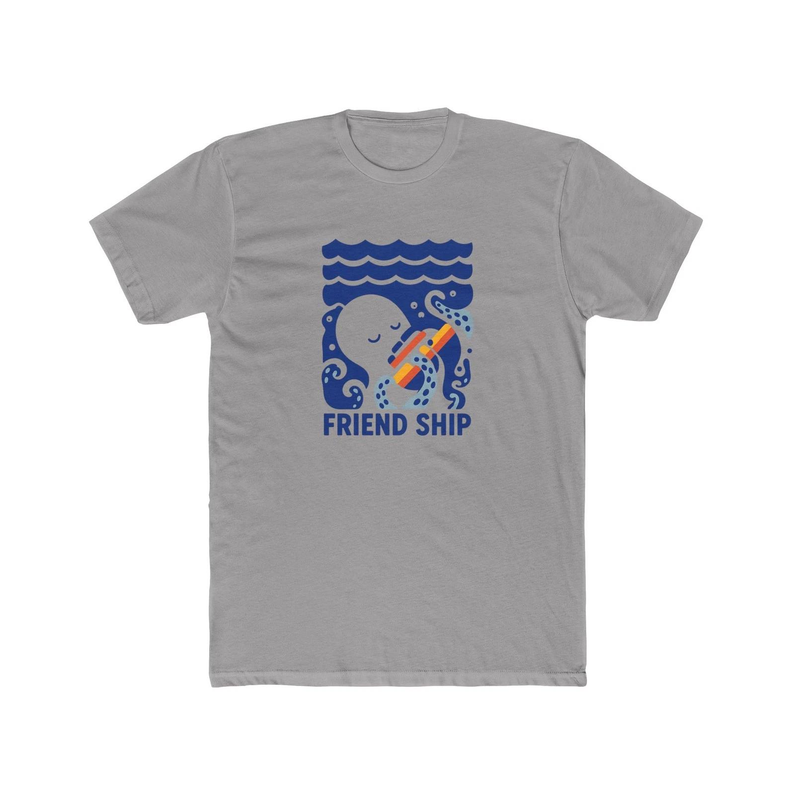 Hilarious Friend Ship Friendship Pun Graphic T-Shirt S