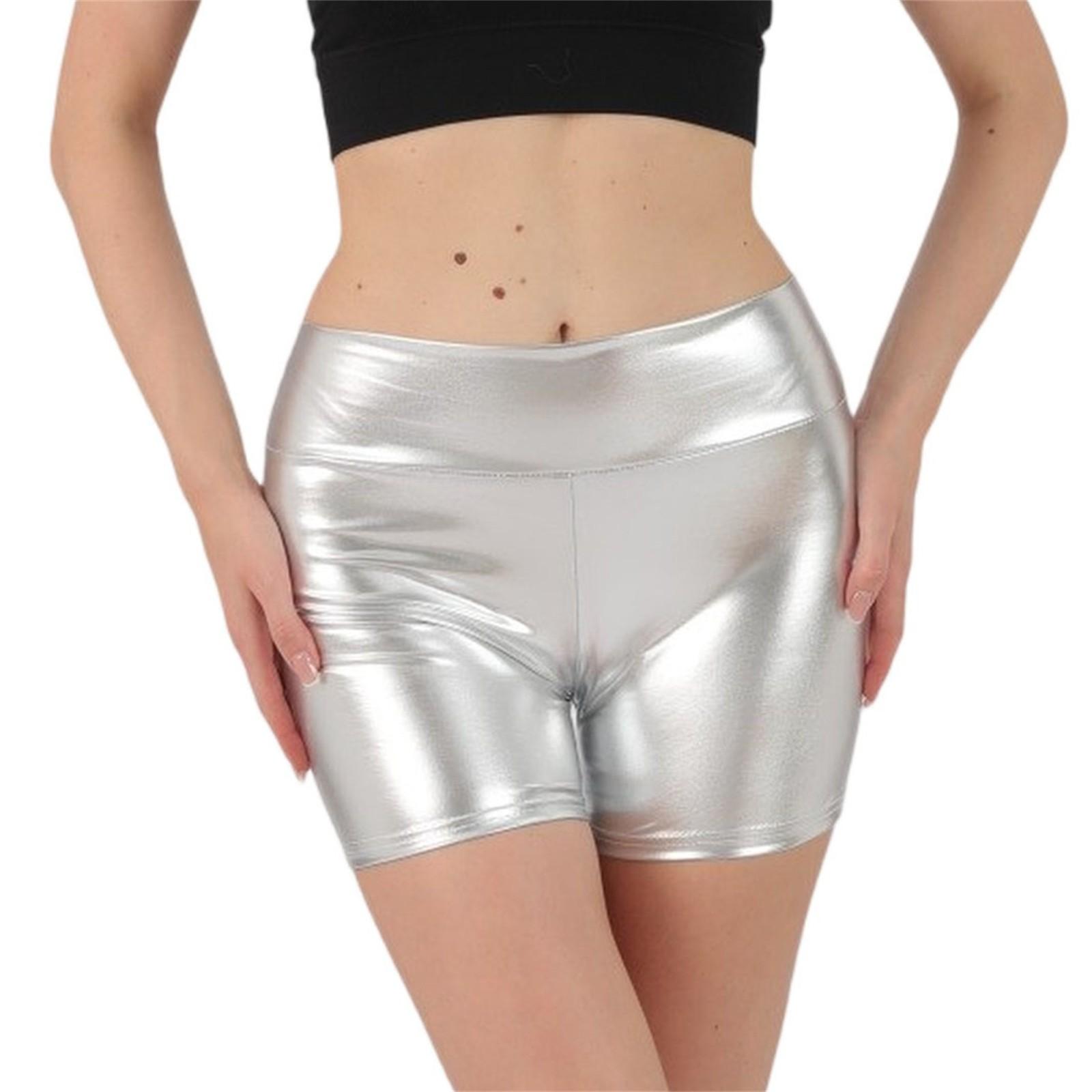 

Женские однотонные штаны для йоги со средней талией, короткие штаны для тренировок XL