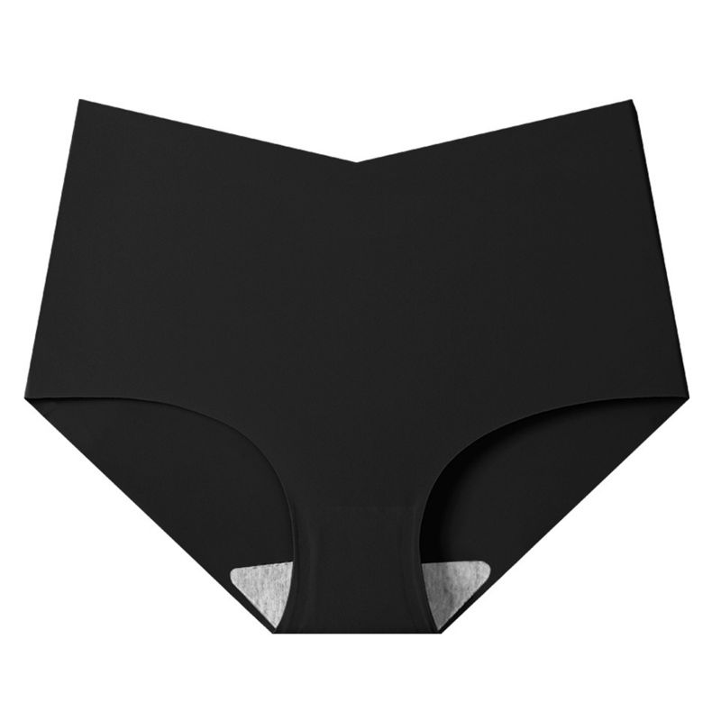 Women Solid Color Comfortable Antibacterial Briefs