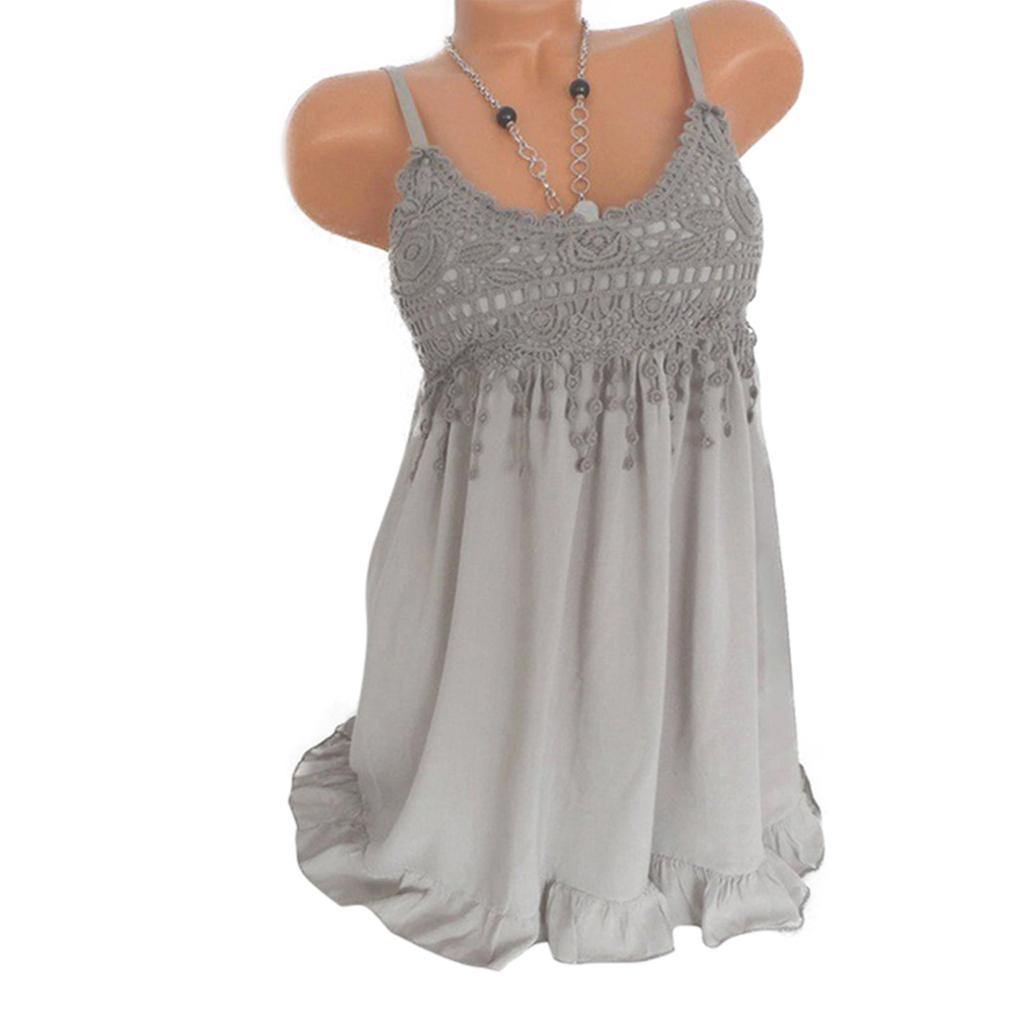 Ärmelloser Strandwestenrock für Damen, Spitzenkleid, übergroßer Westenrock