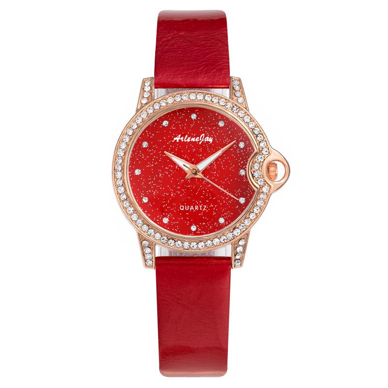 Diamond-encrusted fashion women's watch women's watch quartz watch belt watch one piece