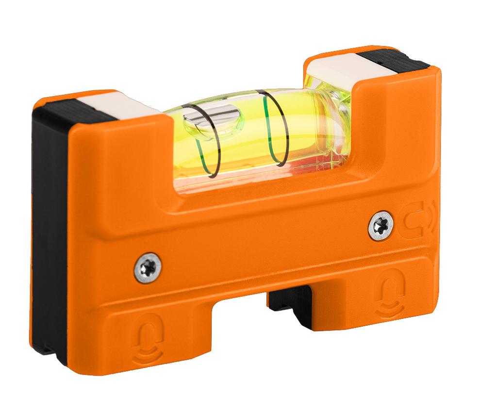 Taschenwasserwaage mit Gürtelclip