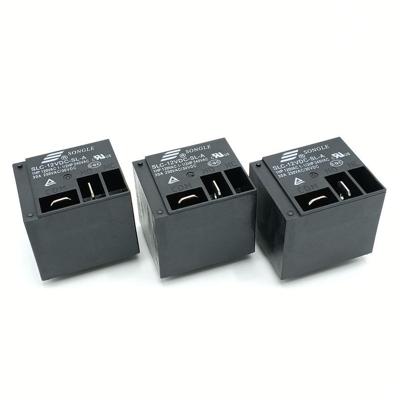 Original Songle 12V Power Relay SLC-12VDC-SL-A, 30A, 4-Pin, Normally Open