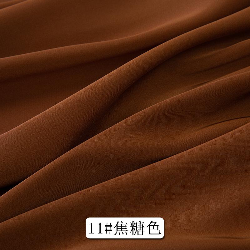 0.5m/1m/2m Soft Satin Chiffon Fabric For Clothing Skirts, Shirt Linings, Home Wear, Pajamas, Handmade DIY Fabric TJ22078
