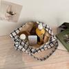 Underarm Bag Women's Large Capacity Plaid Tote Bag Commuter Shoulder Bag