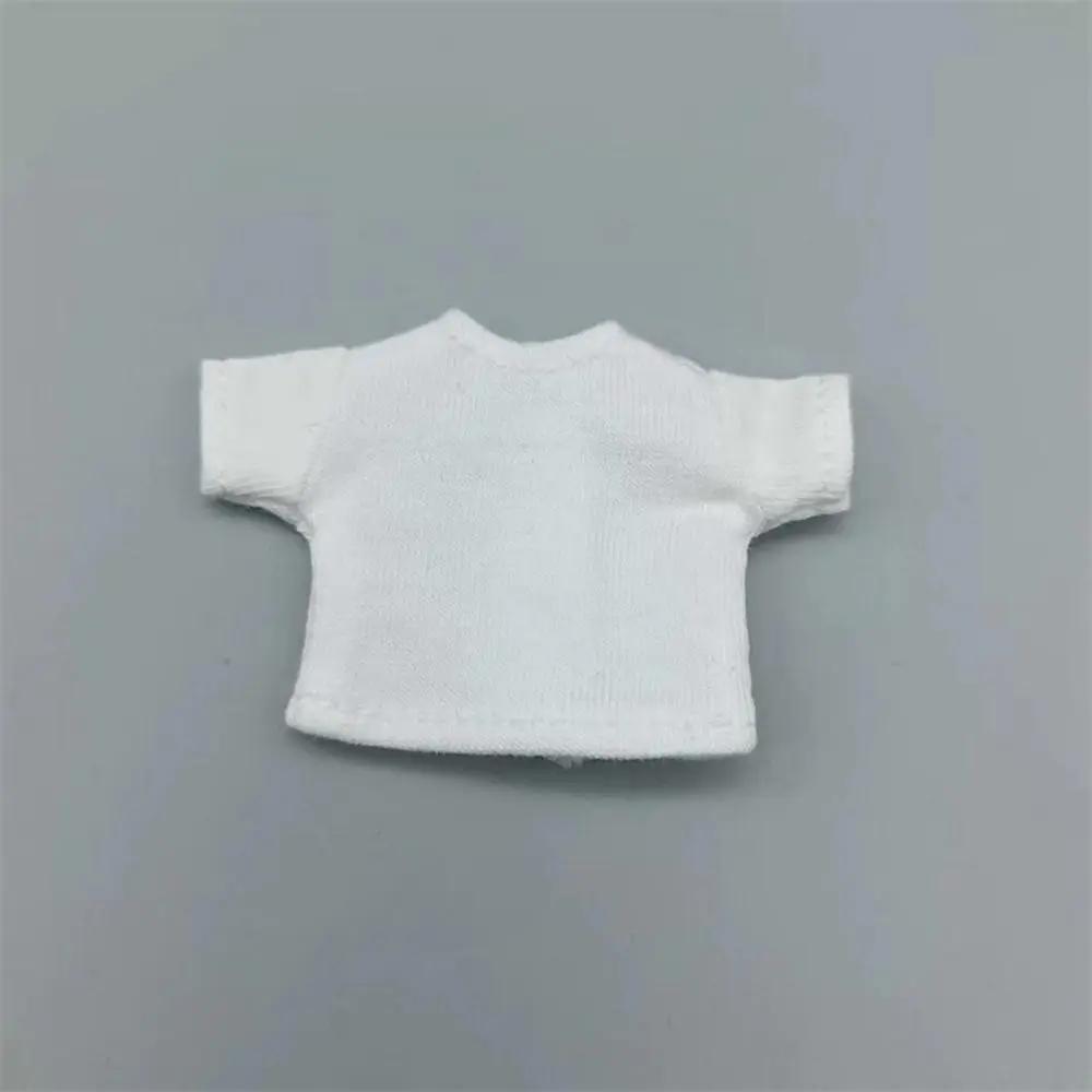 Doll Fashion Clothes For 1/11 Ob11 Dolls Denim Trousers For 1/12 Bjd/Gsc Doll T-Shirt Mini Cute Doll Pants Diy Doll Accessories