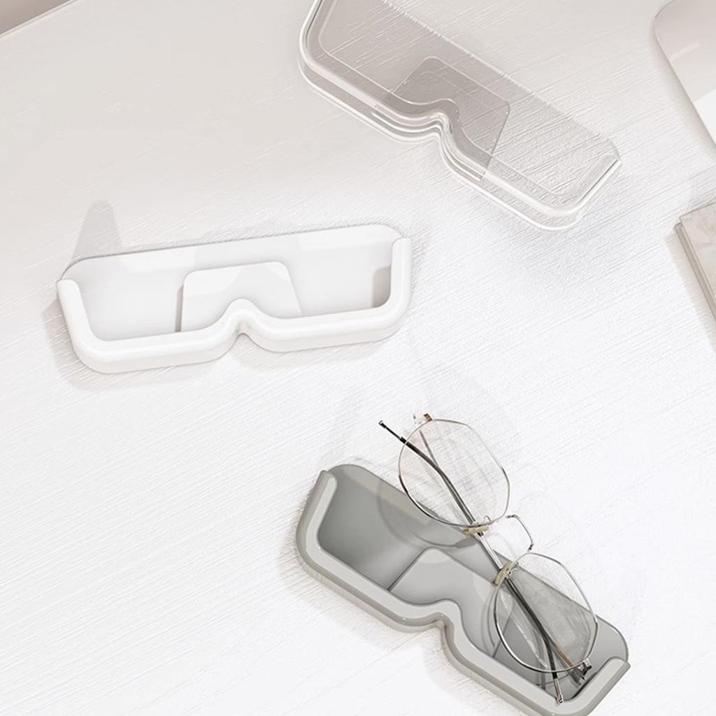 6PCS Plastic Wall Mounted Glasses Storage Case Easy Installation Eyewear Organizing Holder for Sunglasses Display