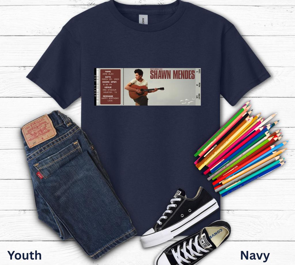 On The Road Again Tour 2025 T-Shirt New In Fashion Casual Loose Short Sleeve Round Neck High Quality Street Wear Shawn Mendes