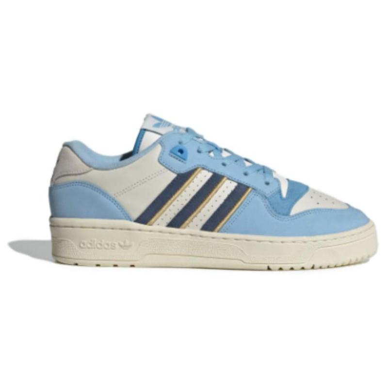 Adidas Originals Rivalry Anti-Slip Wear-Resistant Low-Top Skateboard Shoes Unisex Blue White Sneakers IH0501