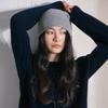 100% High Quality Wool Warm Plush Unisex Knitted Hat with Customizable Embroidery Logo for Autumn and Winter Travel
