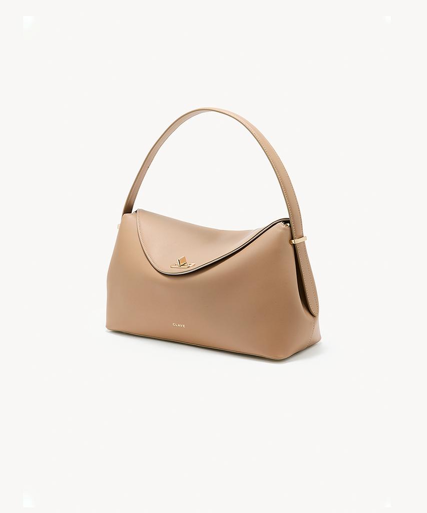 Clave Nicole Beige Tote Bag