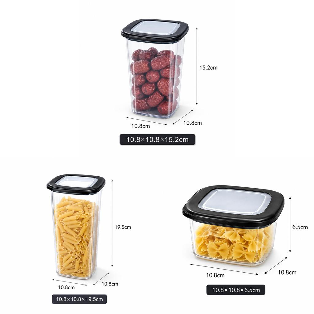 Food Grade Pp Sealing Storage Box With Lid For Kitchen Food Preservation
