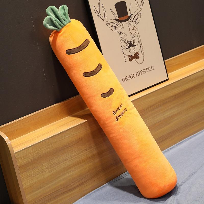 Bedding Decorative Pillows Cute Cylindrical Side Sleeping Body Pillow Soft Cartoon Pregnancy Sleep Leg Gripper Pillows Detachable Washable Long Pillow 18x100cm 1pcs