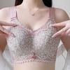 No Steel Ring Bra Plus Size Bra No Trace Bra Women's Ultra-thin Gathering Bra Complementary Breast Beautiful Back Bra