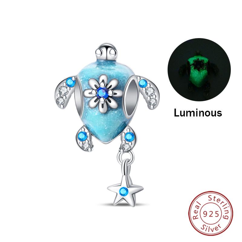 Copper Luminous Apple Lantern Elf Deer Pendant Balloon Rainbow Donut Charms Beads Fit Qikaola Bracelets Diy Jewelry