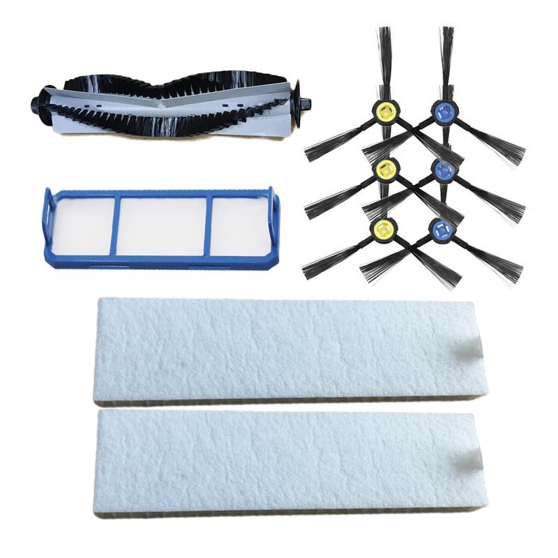 Main Roller Brush Cover Side Brush HEPA Filter Mop Cloths Rags for ZACO Ilife A9s A80 Max A80 Plus Robot Vacuum Cleaner Parts