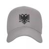 Personalized Flag Of Albania Eagle Baseball Cap for Unisex Women Breathable Albanian Pride Dad Hat Streetwear Snapback Caps