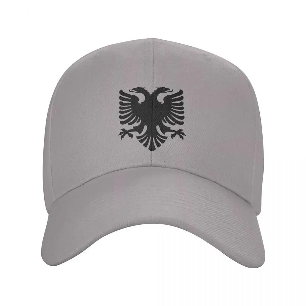 Personalized Flag Of Albania Eagle Baseball Cap for Unisex Women Breathable Albanian Pride Dad Hat Streetwear Snapback Caps