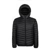 Down Jacket Men's White Down Super Light Down Jacket Men's Lightweight Thermal Coat Hooded Feather Coat