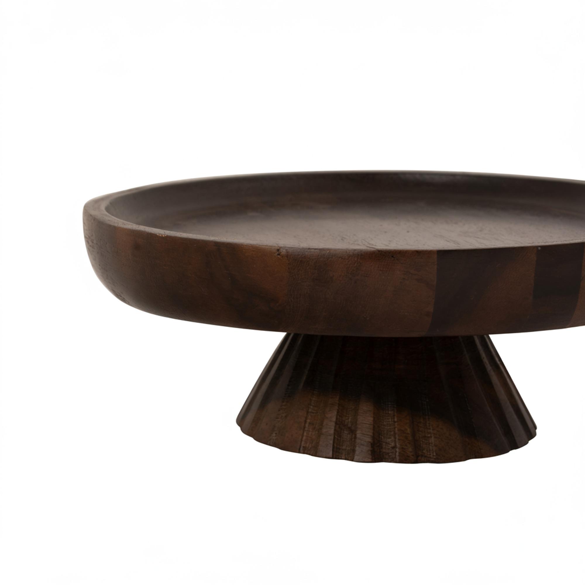 

Wooden Cakestand темно-коричневого кольору