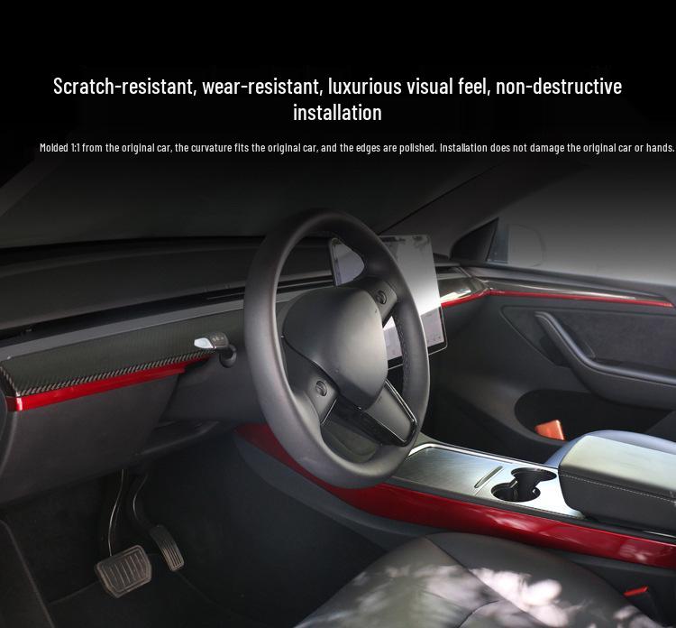 Sada dekorativních lišt palubní desky pro Tesla Model Y