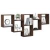 VidaXL Wall Shelf Brown Oak 159x18x66 Cm Engineered Wood, Floating Shelf, Wall Display Shelf, Shelf 853305