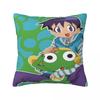 Anime Keroros Frog Pillow Cover Cute Funny Pillow Case For Sofa Home Decoration Cushion Cover Pillowcases Birthday Present