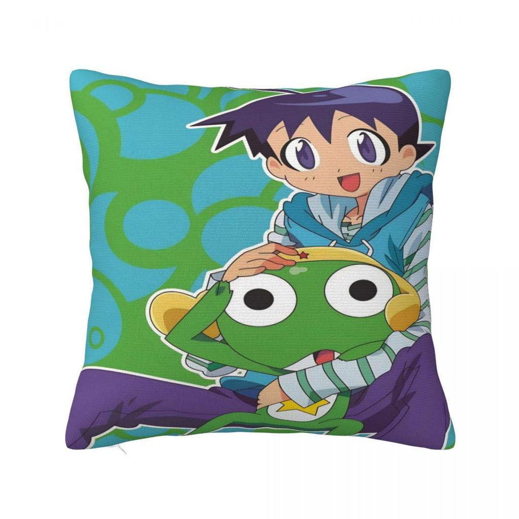 Anime Keroros Frog Pillow Cover Cute Funny Pillow Case For Sofa Home Decoration Cushion Cover Pillowcases Birthday Present