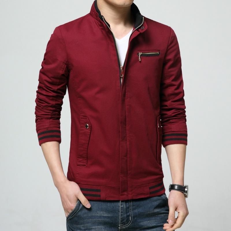 Spring and Autumn new men's jacket handsome trendy versatile casual jacket washed cardigan top