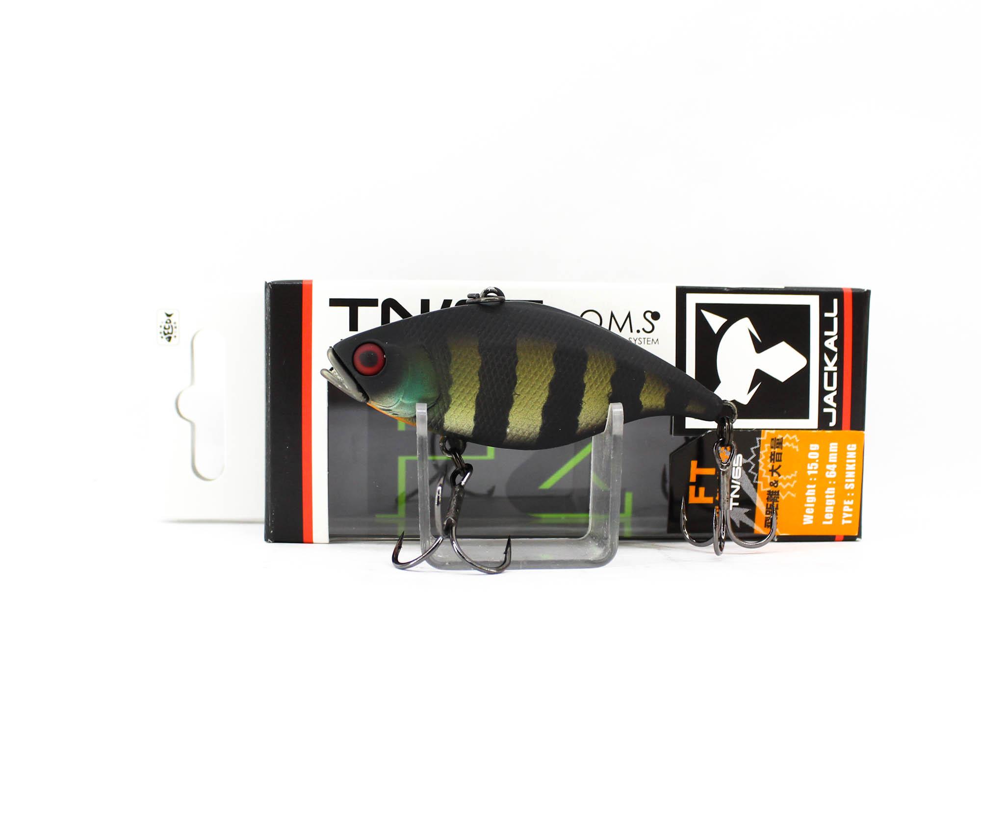 Jackall TN 65 Полновольфрамовая вибрирующая приманка Черный King Gill (6525)