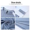 Men's Ice Silk Quick-Dry Crew Neck Sports Tee - Casual, Elastic, Short Sleeve Running Shirt