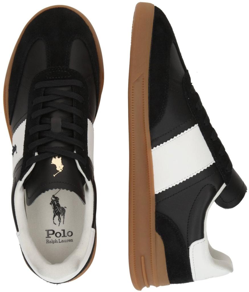 Кроссовки Polo Ralph Lauren HRT AERA Sneaker черно-белые 22321966