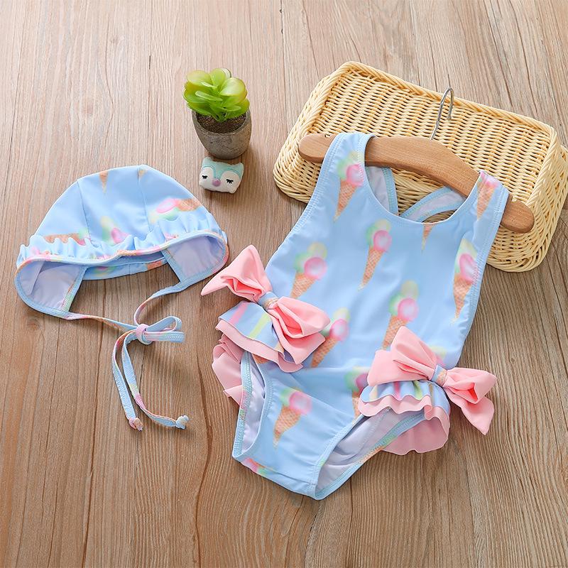 2026 Cute Toddler One-Piece Swimsuit - Baby Fashion & Performance Costume