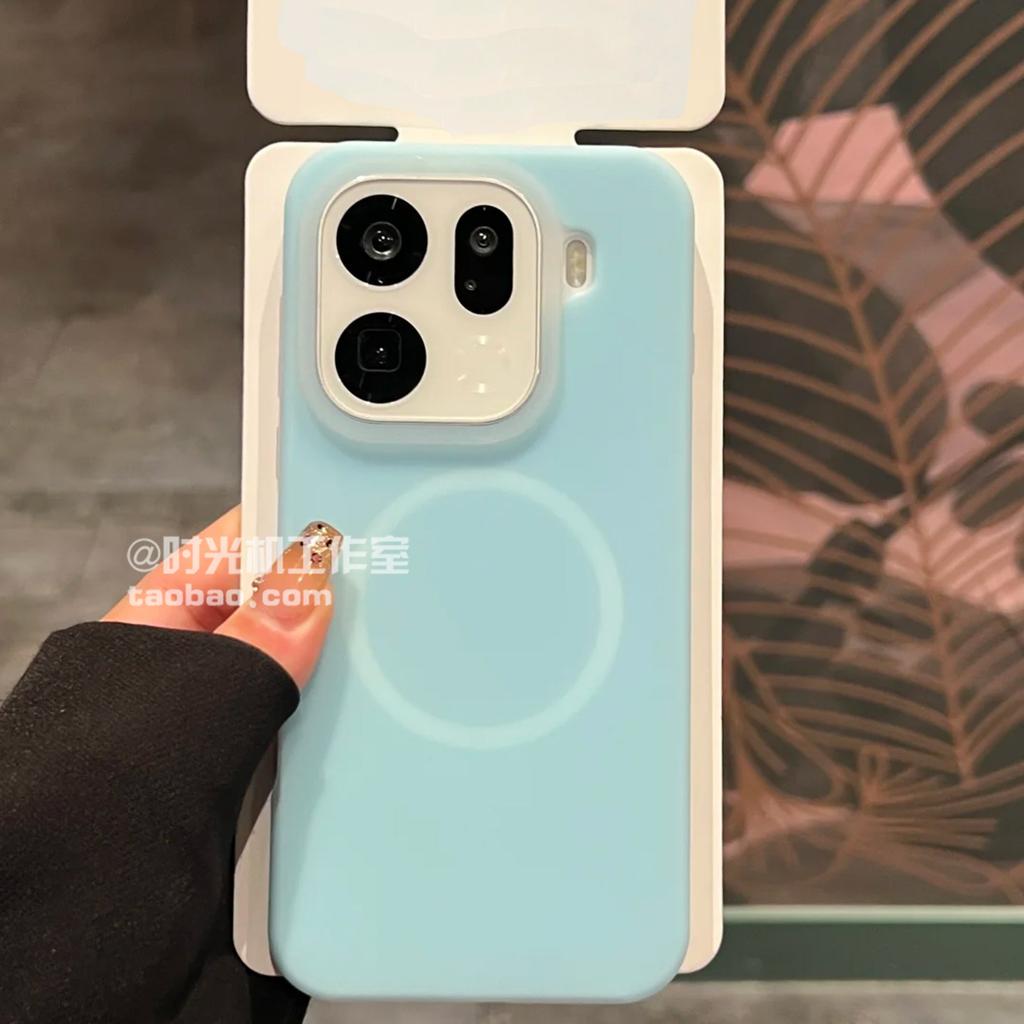 Case For OPPO Find X9 Pro Soft Liquid Silicone Magnetic Fall Prevention Damping Protect Phone Case For OPPO Find X9 Shell Bumper