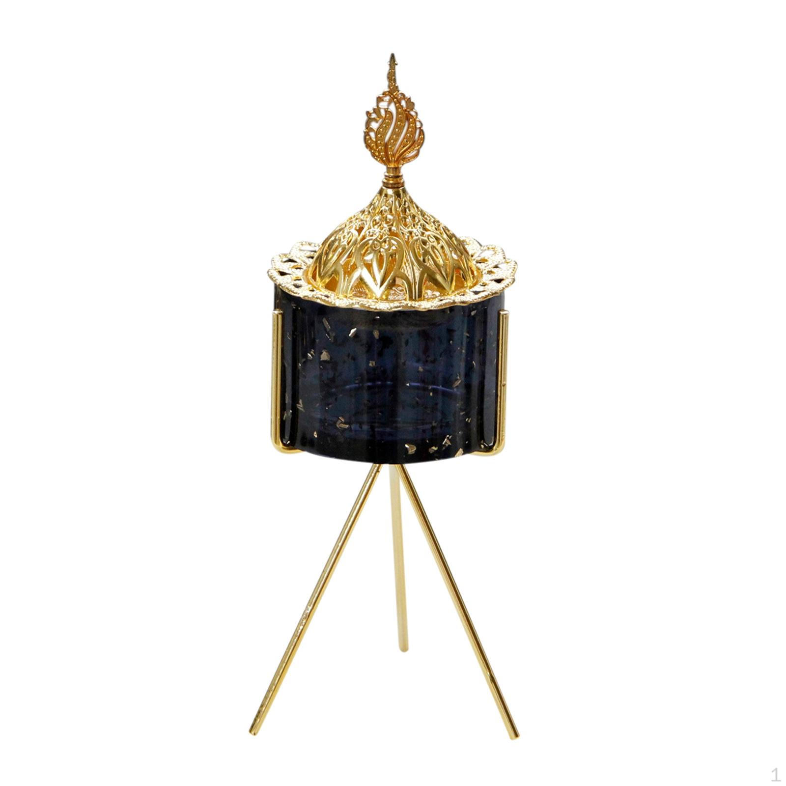 

Middle East Arab Metal er Tripod Holder Charcoal Censer Cone Coil Meditation Relaxation Home Living