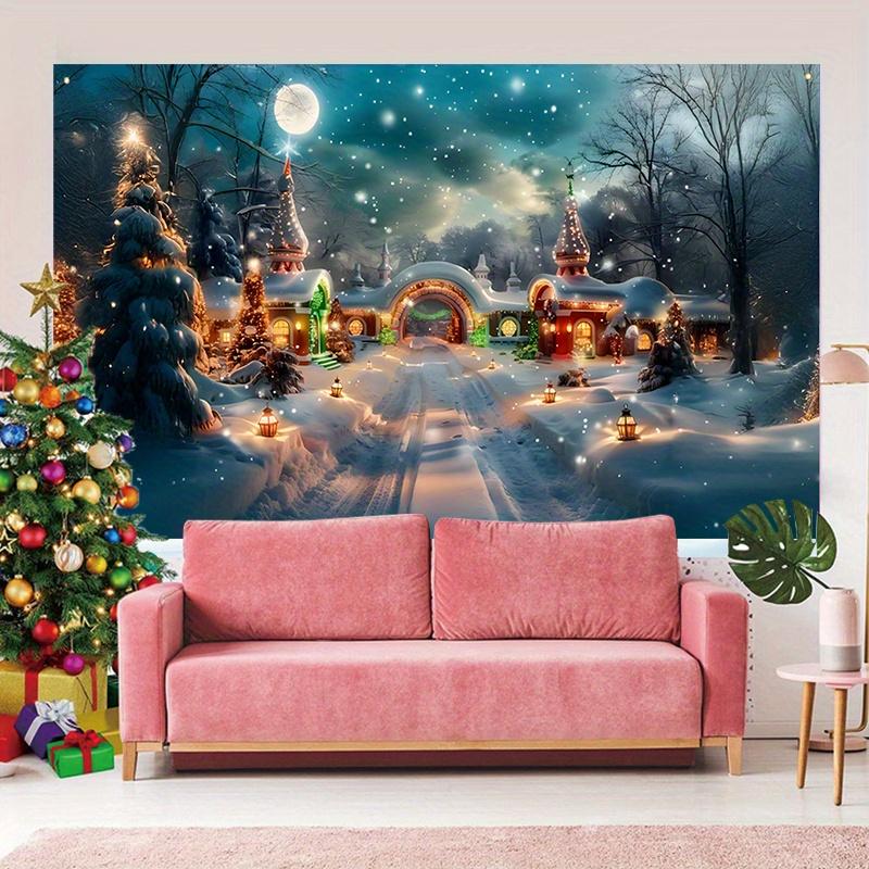 Christmas background fabric holiday and winter activities family gatherings and decorations Christmas decorations