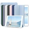 For iPad 10.2 7th 8th 9th GenerationSoft Silicone Case For iPad 7 8 9 PU Leather Flip Smart Cover