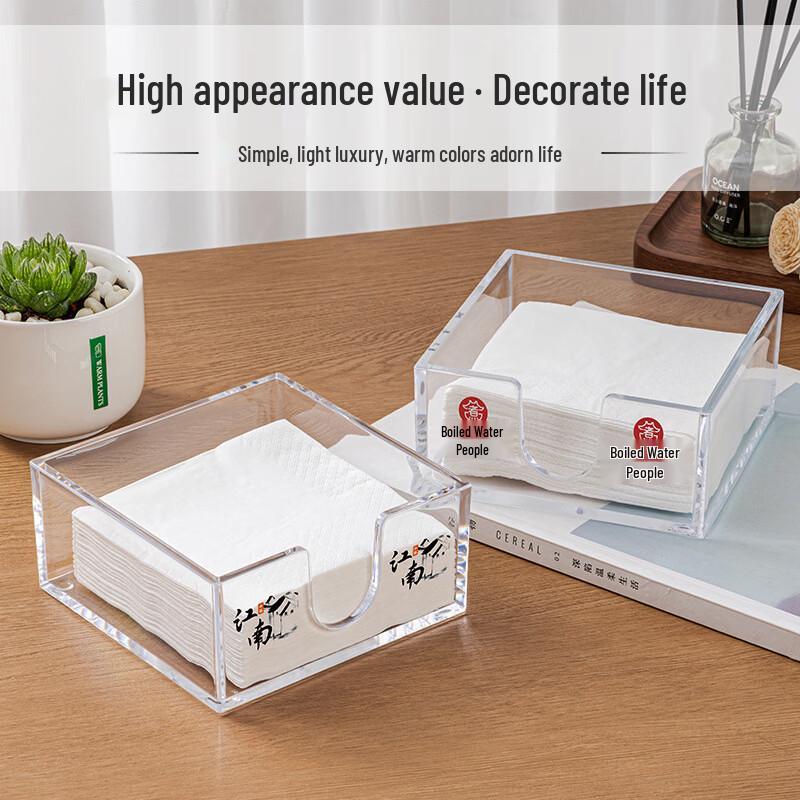 Acryl U-förmiger Serviettenhalter 2er-Pack