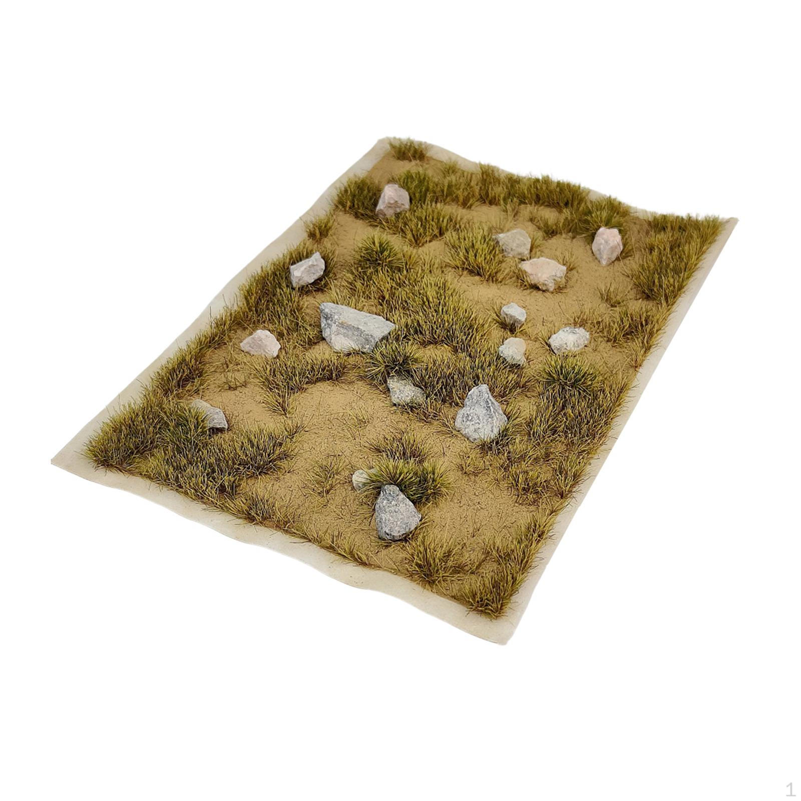 

Grass Tufts Model Artificial Vegetation groups Diorama DIY Simulation Cluster for 1/35 1/64 Winter Yellow