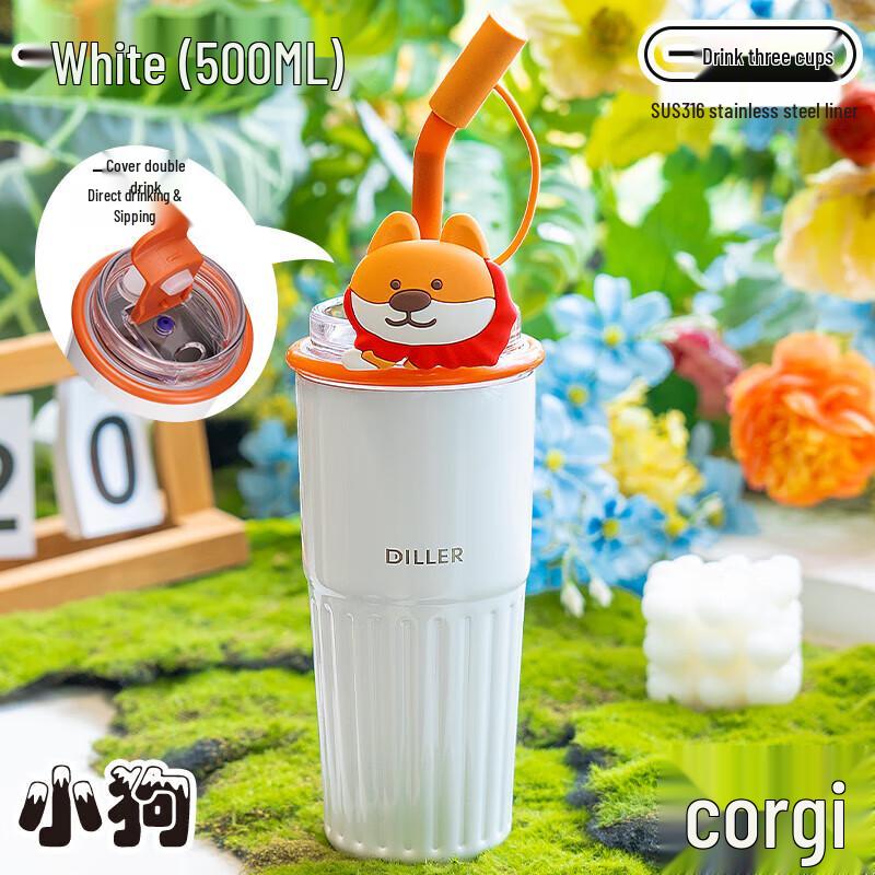 Dile Belle Insulated Coffee & Straw Tumbler