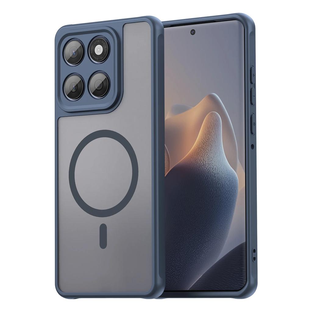 Etui do Motorola Edge 60 Fusion Pokrowiec Magsafe Dla Moto Edge 60 Pro Matowe Przezroczyste Magnetyczne Bezprzewodowe Ładowanie Odporne na Wstrząsy Funda