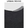UR Women's Color Block Faux Two-Piece Knit Sweater