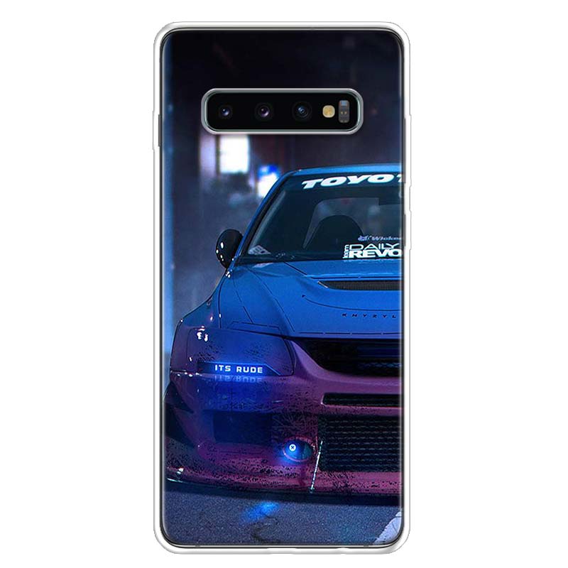 Hot JDM Japan Sport Car Phone Case pentru Samsung Galaxy S24 S23 S22 Ultra S21 S20 Fe S10 Plus S10E S9 S8 + Shell Coque