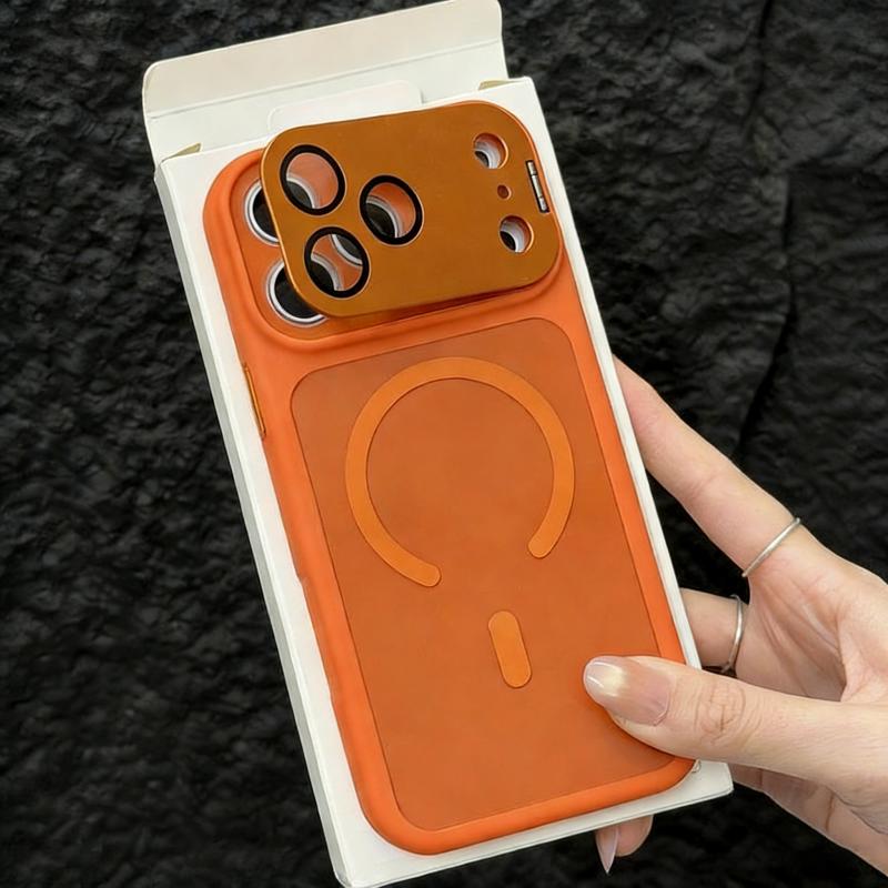 

Оригинальная защита камеры для чехла Magsafe для Apple iPhone 17 16 Plus 15 14 13 12 Pro Max Магнитная Матовая Жесткая Ударопрочная Крышка iPhone 15