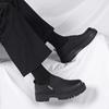 Fashion Black classic men's thick soled shoes Luxury classic  styles Party Leisure Business Office Daily adult quality shoes Hot