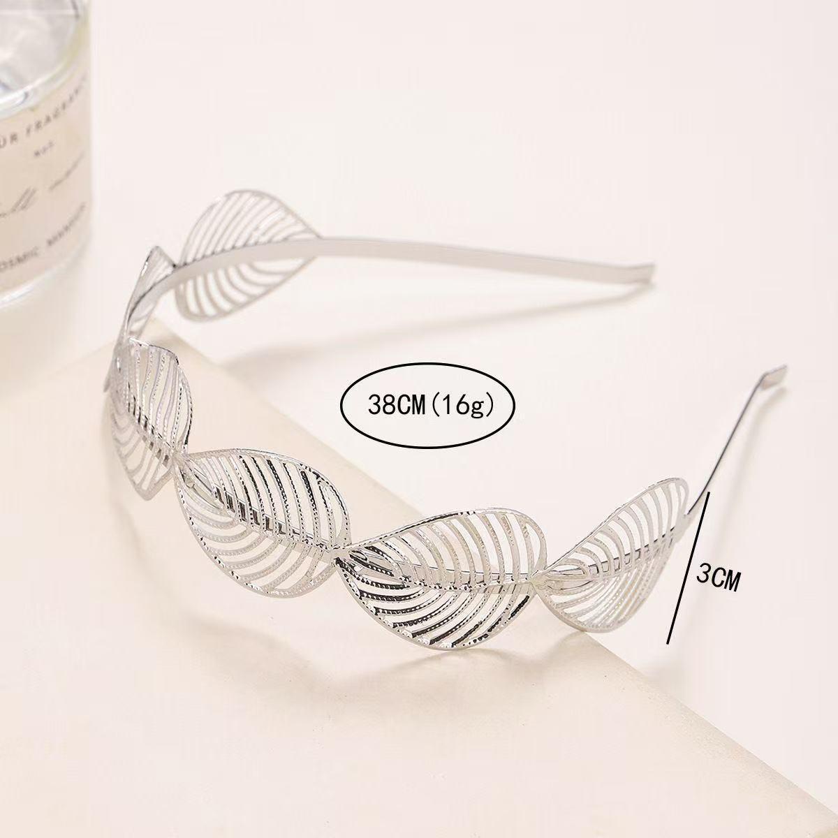 

European & American Court Style Floral Metal Pearl Headband