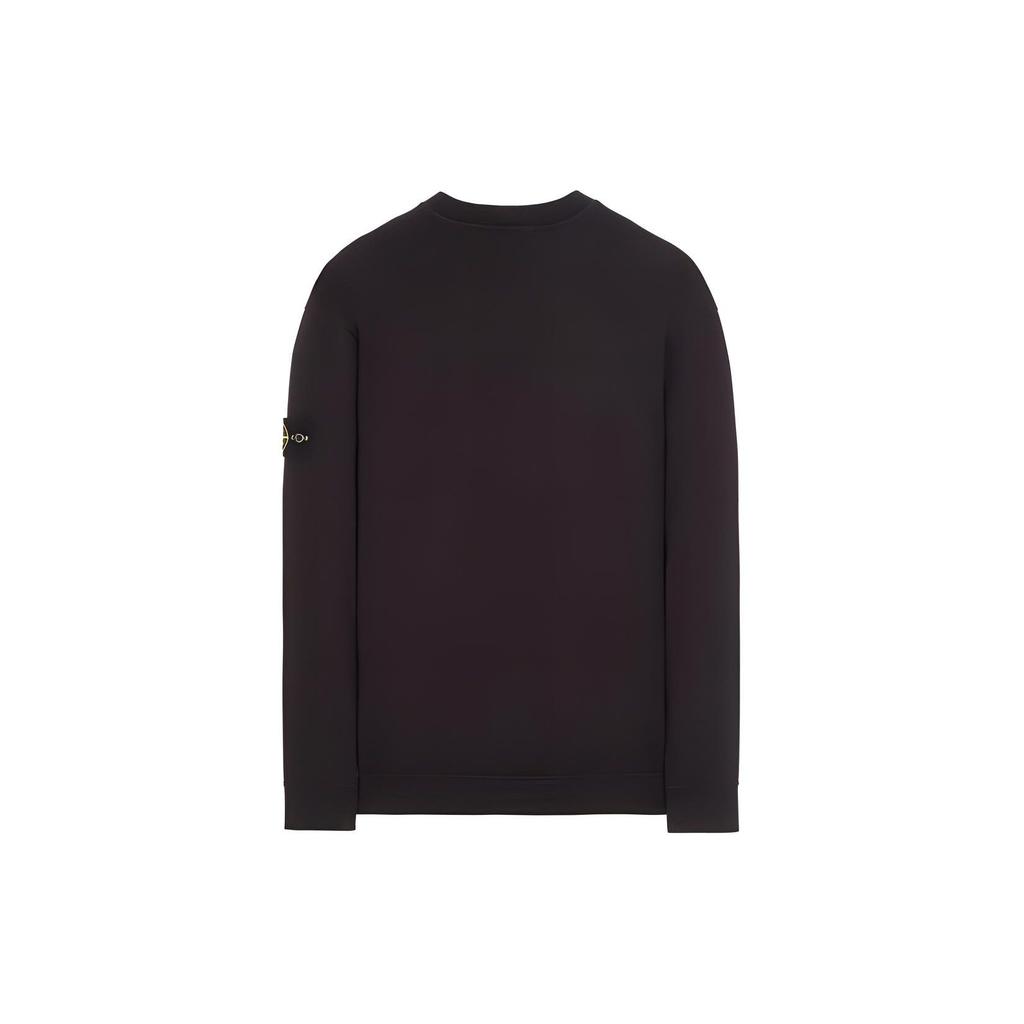 STONE ISLAND Felpa Casual Girocollo Monocolore Ss23 Uomo felpa Blu Scuro 101563750-A0020